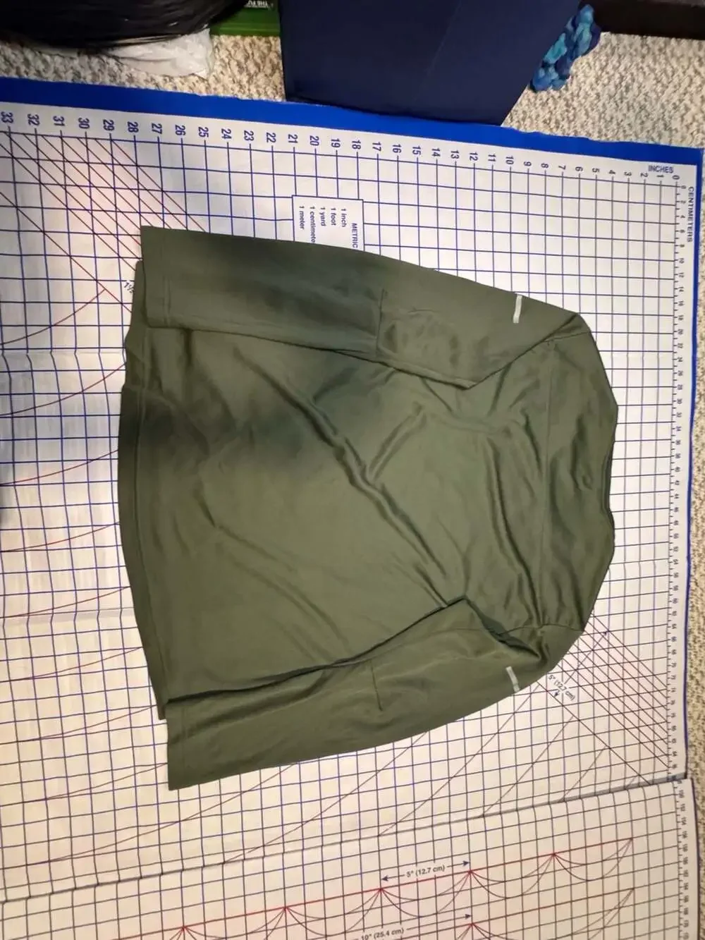 Adidas Climalite Olive Green Long Sleeve Athletic Shirt Size Large